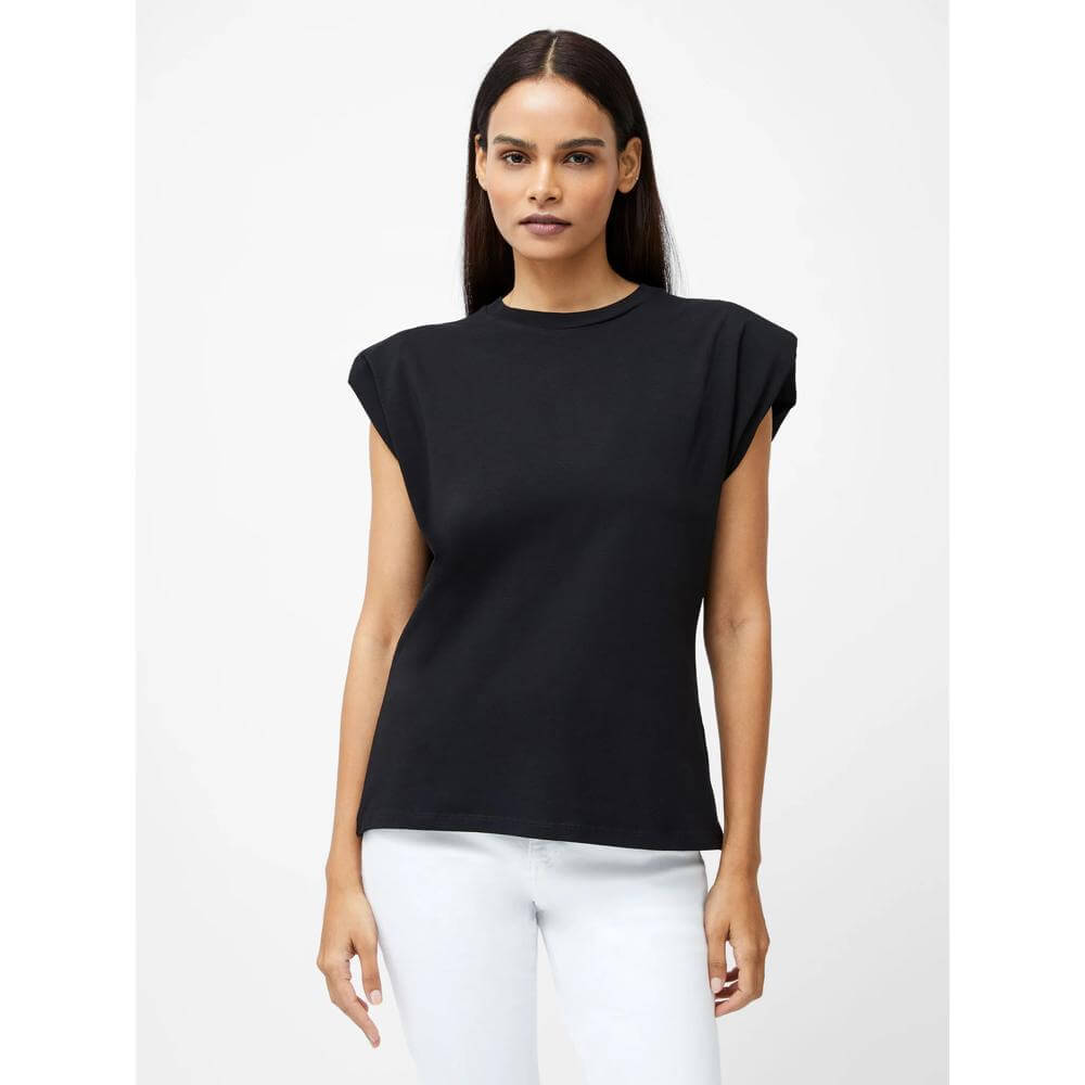French Connection Rallie Shoulder Pad Tank Top